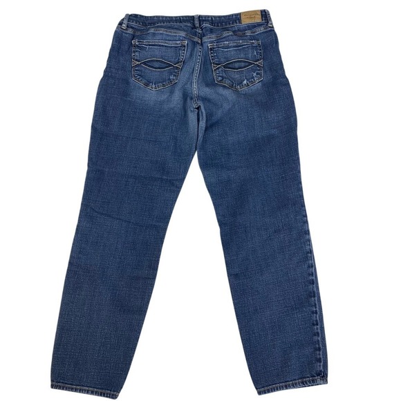 Abercrombie & Fitch Factory Distressed High Rise Womens Size 10 Jeans 27" Inseam - Picture 2 of 5